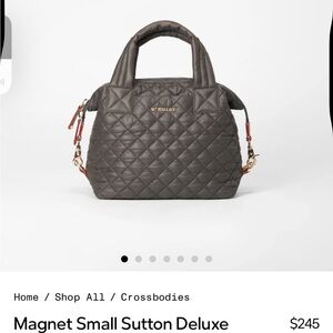 MZ Wallace Magnet Quilted Crossbody Bag